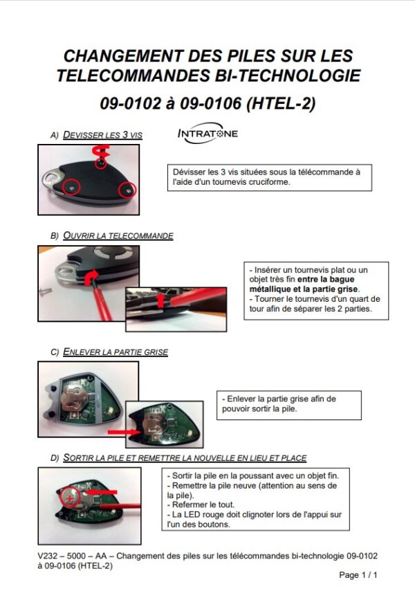 4 canaux bitechnologie Mifare Intratone — free download