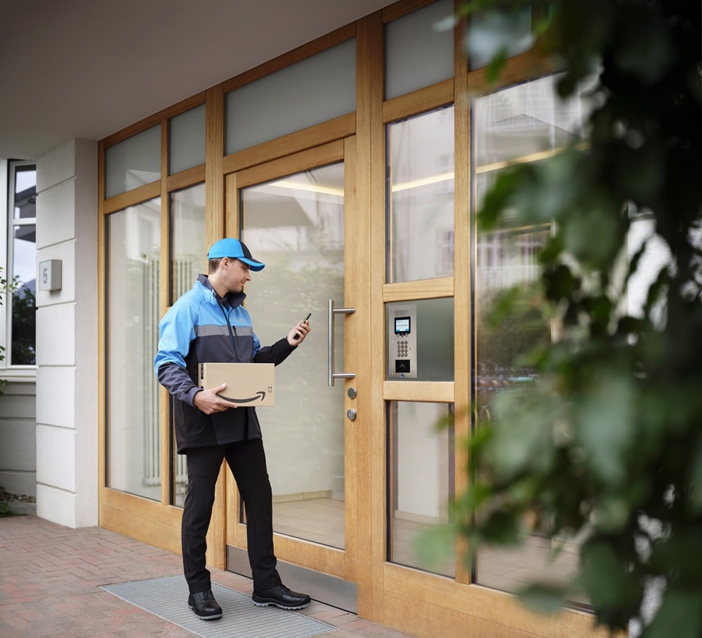 livreur amazon avec amazon keys